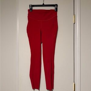 NWOT Lululemon Athletica Red Leggings